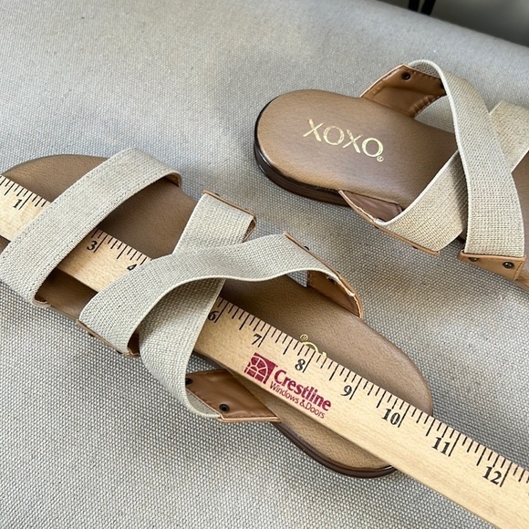 New! XOXO Baruch slide on flat strap sandals size 10 - Picture 12 of 12